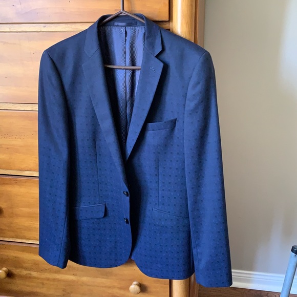 Navy Blazer EU50 Wool Blend - Picture 4 of 9